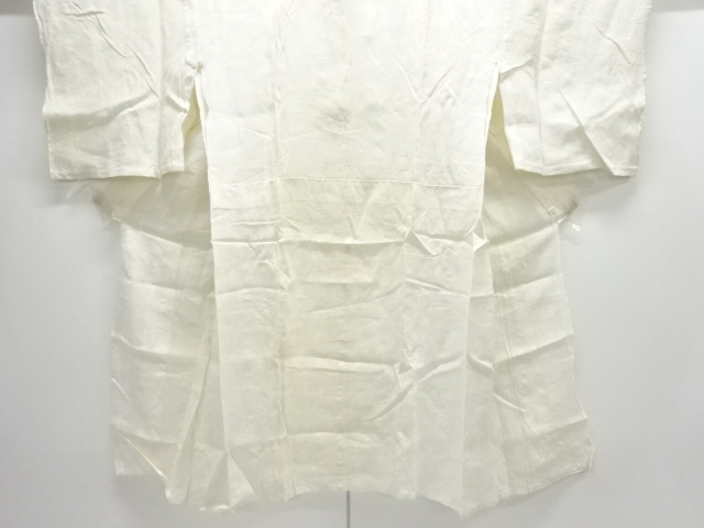 アンティーク　本麻透かし織　竜田川模様長襦袢